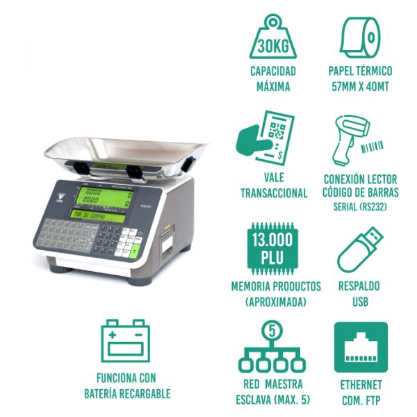 Balanza DIGI RM-80 LS